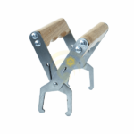 Chwytacz do ramek nierdzewny z drewnianą rączką HEAVY