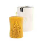 Forma silikonowa – walec niski ze świerkami