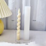 Forma silikonowa – świeca spiralna 18 cm