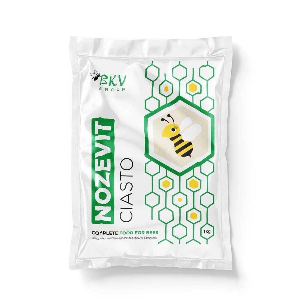nozevit 2 Ciasto dla pszczół BKV z nozevitem 1kg - obrazek 1