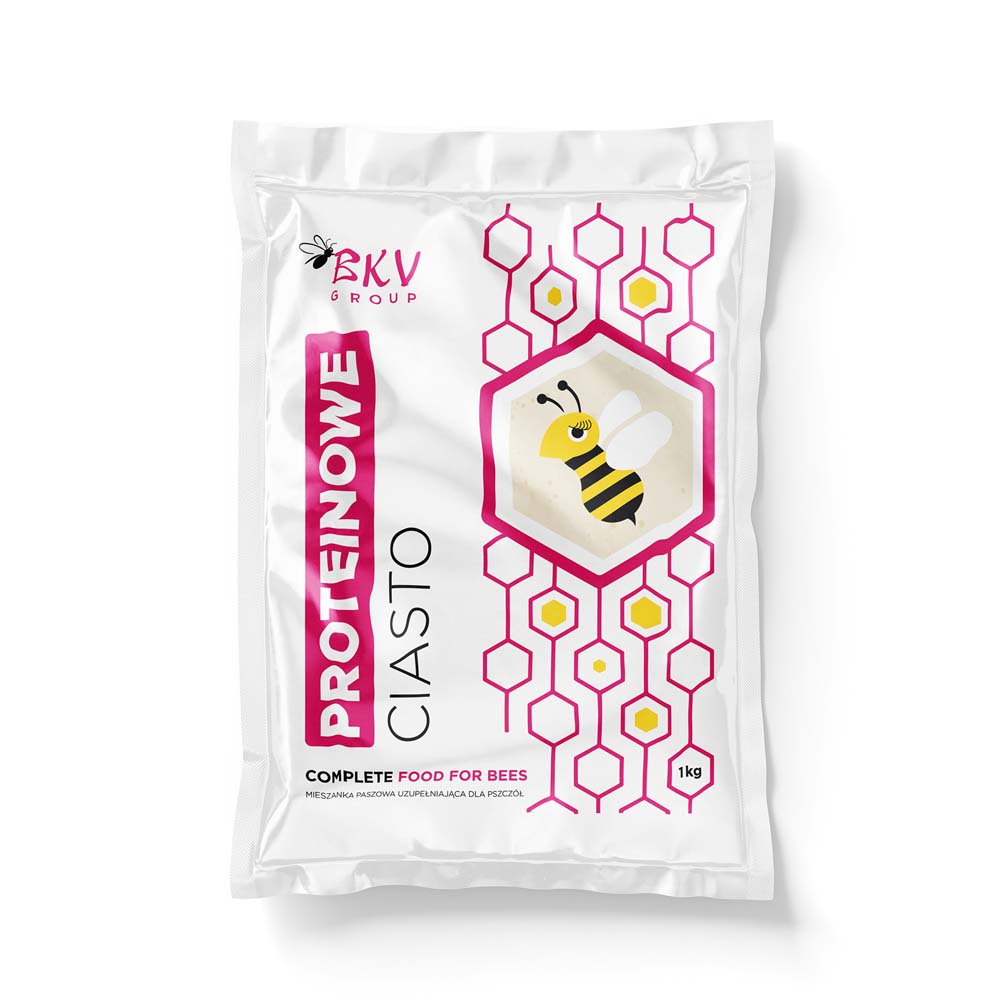 proteinowe 2 Ciasto dla pszczół BKV z proteinami 1kg - obrazek 1