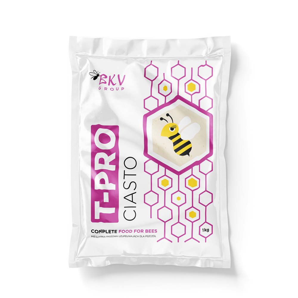 t-pro 2 Ciasto dla pszczół BKV z tymolem 1kg - obrazek 1