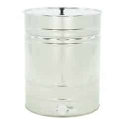 Odstojnik nierdzewny 300 l / ~420 kg, zawór plastikowy 2″ – OPTIMA