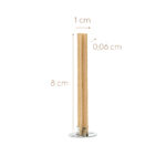 Knot drewniany krzyżykowy 0,6x10x80 - 50 szt. - obrazek 2