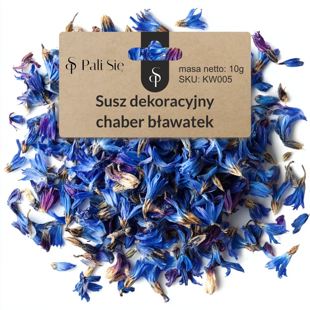 0d9e33f3cbcf1a9a446735602c39ed96.jpg Susz dekoracyjny - chaber bławatek, 10g - PALI SIĘ - obrazek 1